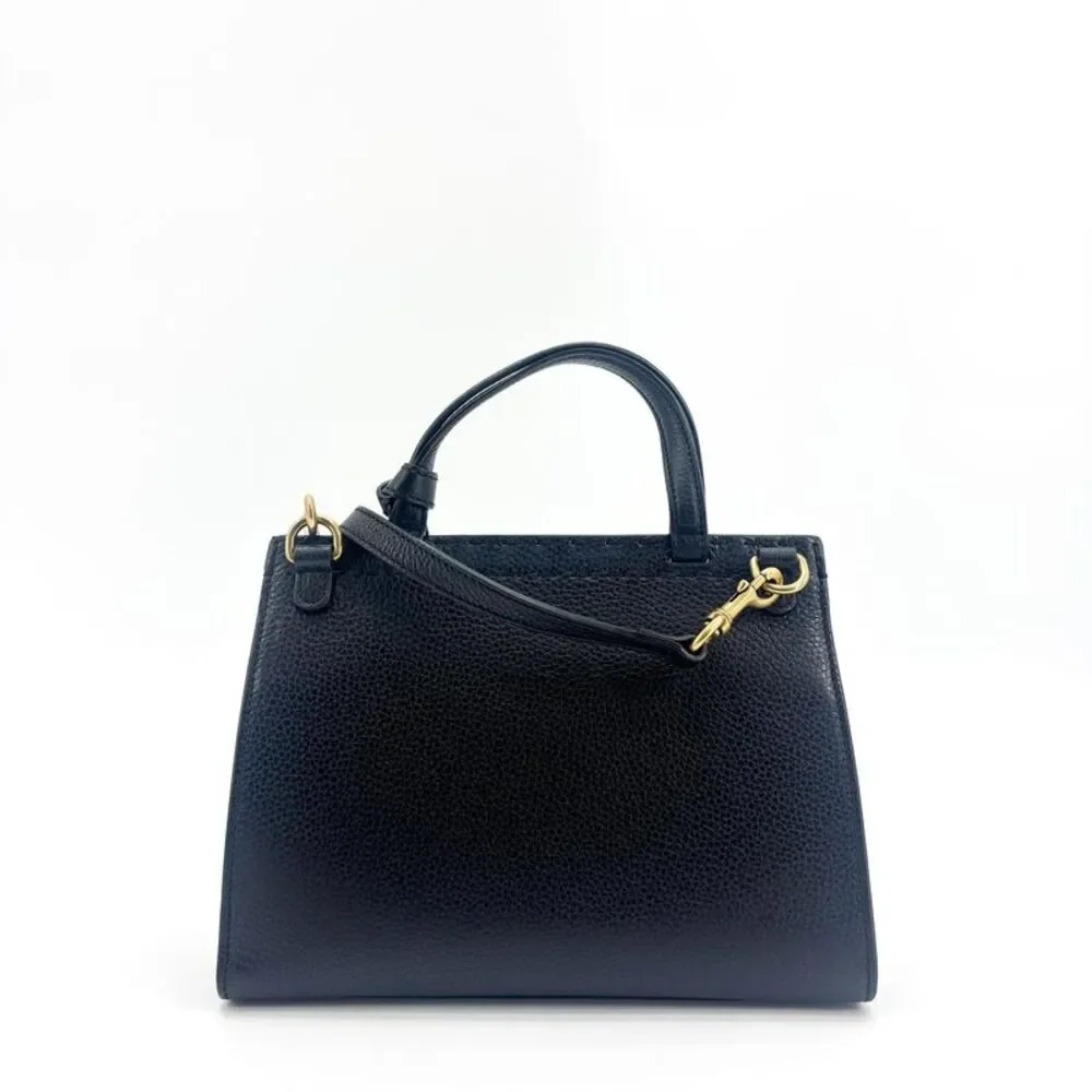 Gucci GG Marmont Mini Top Handle Bag Black